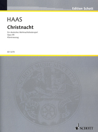 Joseph Haas: Christnacht op. 85