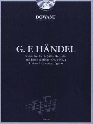 George Frideric Handel - Sonata for Alto recorder and Basso continuo No. 2 in G minor