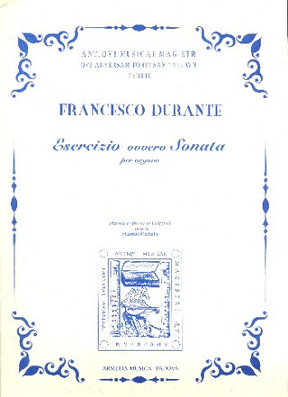 Francesco Durante - Esercizio ovvero Sonata