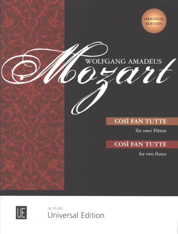 Così fan tutte from Wolfgang Amadeus Mozart | buy now in the 