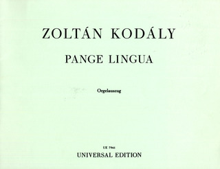 Zoltán Kodály - Pange lingua