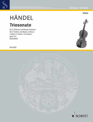 Georg Friedrich Haendel - Nine Trio Sonatas