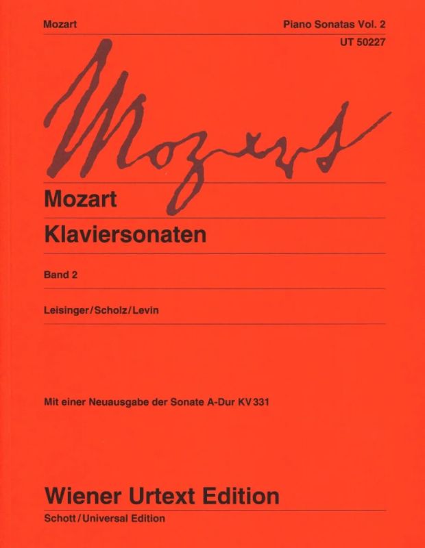 Wolfgang Amadeus Mozart - Sonates pour Piano 2