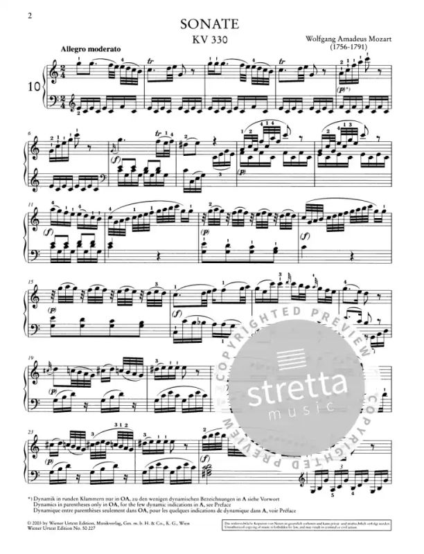 Wolfgang Amadeus Mozart - Piano Sonatas 2