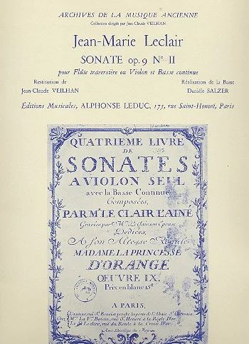 Jean-Marie Leclair - Jean-Marie Leclair: Sonate Op.9, No.2