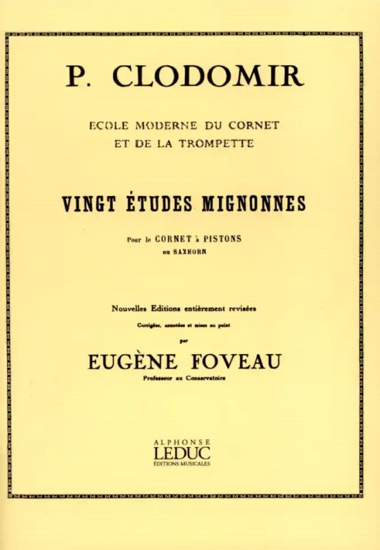 20 Etudes Mignonnes Opus 18