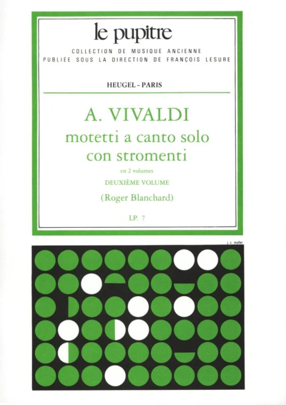 Antonio Vivaldi - Mottetti A Canto Solo Con Stromenti Vol. 2