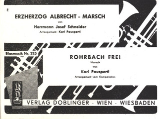 Hans Schneider: Erzherzog-Albrecht-Marsch