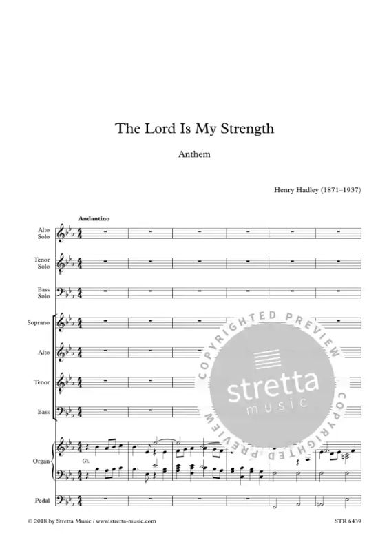 Henry Kimball Hadley - The Lord Is My Strength (0)