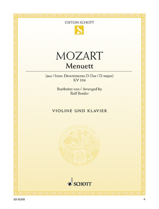 Wolfgang Amadeus Mozart - Minuet