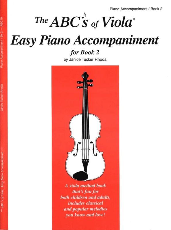 Janice Tucker Rhoda - The ABCs Of Viola Easy Piano Accompaniment