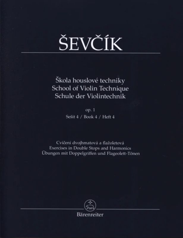 Otakar Ševčík - Schule der Violintechnik op. 1/4