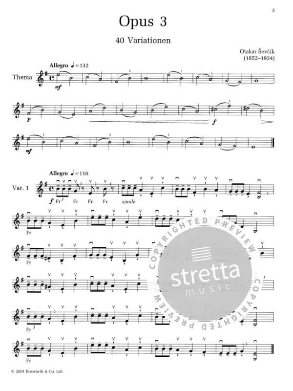 Otakar Ševčík - 40 Variationen op. 3 (1)