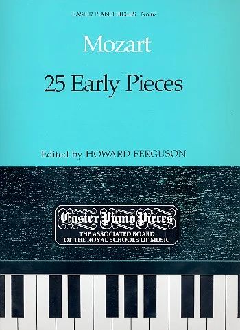 Wolfgang Amadeus Mozarty otros. - 25 Early Pieces
