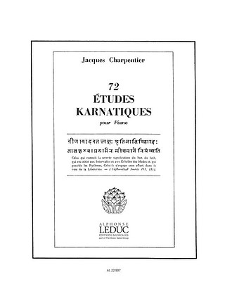 Jacques Charpentier - 73 Études Karnatiques Cycle 03