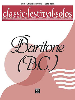 Classic Festival Solos 1 Baritone
