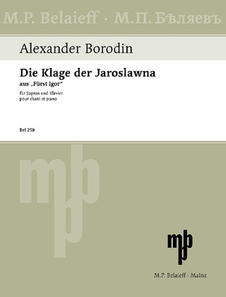 Alexandre Borodine - Complainte de Jaroslavna
