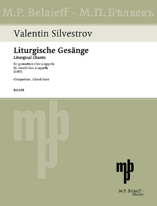 Silvestrow, Valentin - Liturgical Chants