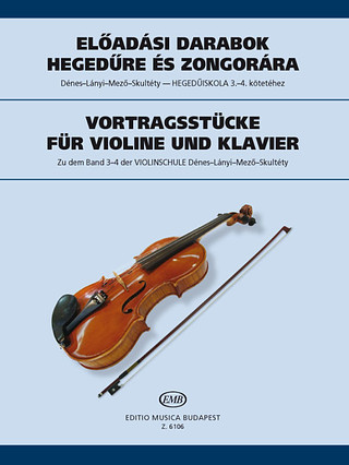 Imre Mezö - Vortragsstücke für Violine und Klavier zu Band I