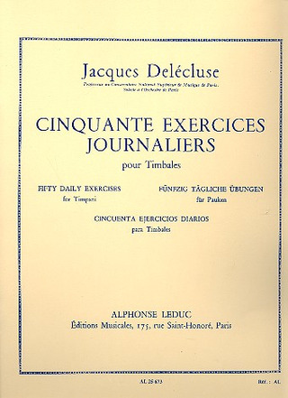 Jacques Delécluse - 50 tägliche Übungen