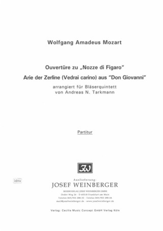 Wolfgang Amadeus Mozart: Ouvertüre zu "Nozze di Figaro" & Arie der Zerline (Vedrai carino) aus "Don Giovanni"