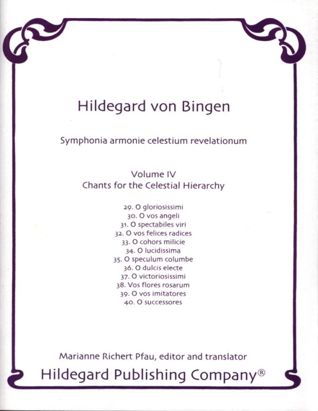 Hildegard von Bingen - Symphonia Armoniae Caelestium Revelationum 4