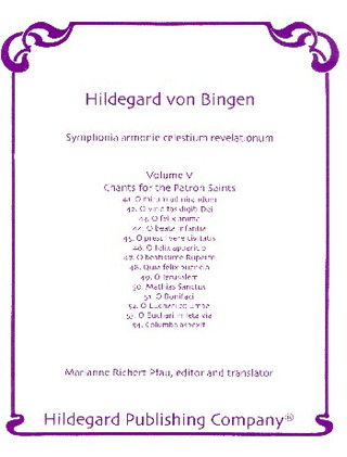 Hildegard von Bingen - Symphonia Armoniae Caelestium Revelationum 5