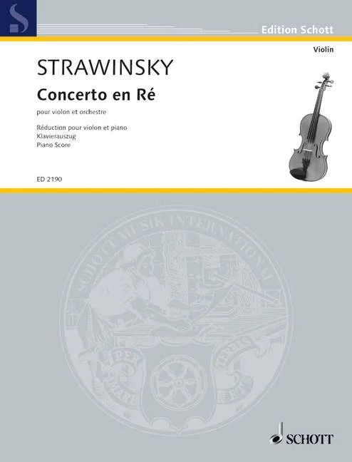Stravinsky, Igor - Concerto en ré - Concerto in D