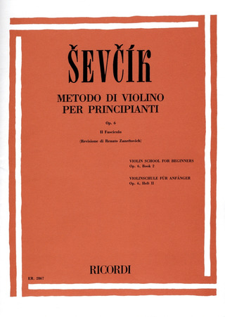 Otakar Ševčík - Metodo di violino op. 6