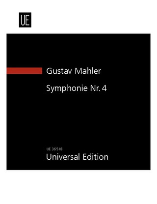 Gustav Mahler Sinfonia n° 4 Spartiti