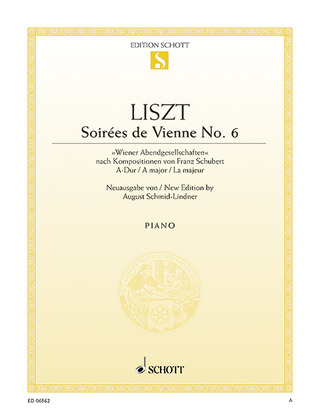 Franz Liszt - Soireés de Vienne Nr. 6 A-Dur