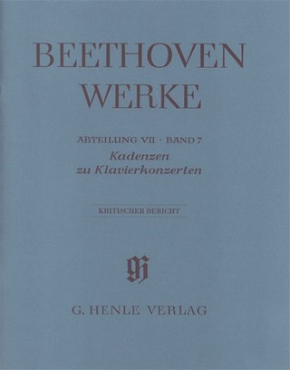 Ludwig van Beethoven: Kadenzen zu Klavierkonzerten
