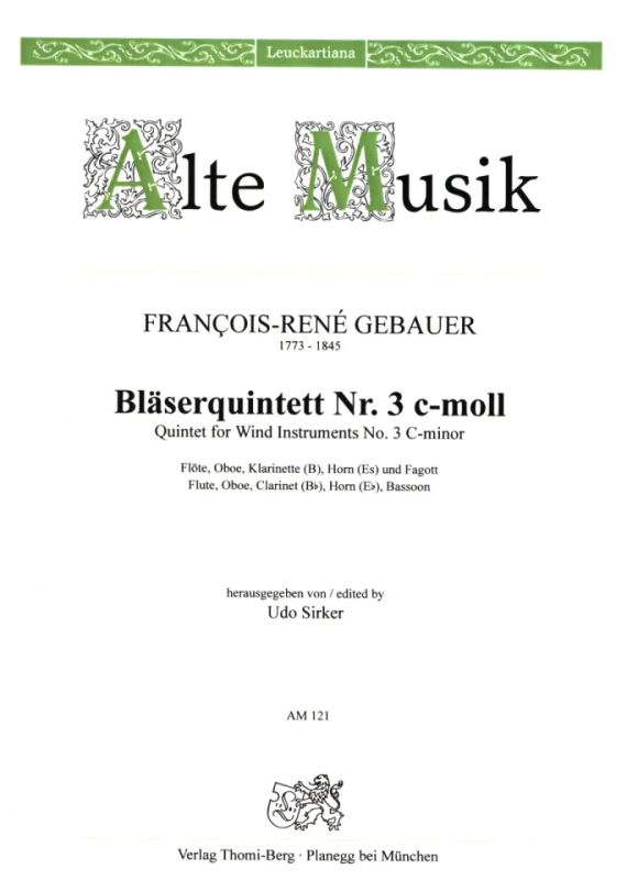 François René Gebauer - Quintett Nr. 3 c-moll