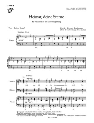 Werner Bochmann - Heimat, deine Sterne