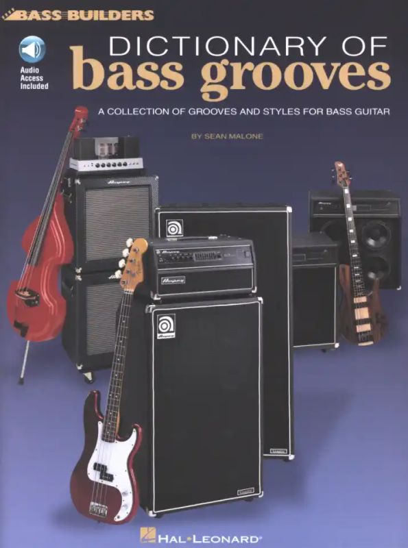 Malone Sean - Dictionary Of Bass Grooves (Malone) Bgtr Book/Cd