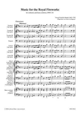 Georg Friedrich Händel - Music for the Royal Fireworks