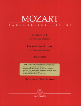 W.A. Mozart - Concerto in G major K. 313 (285c)