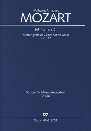 Wolfgang Amadeus Mozart: Mass in C KV 317