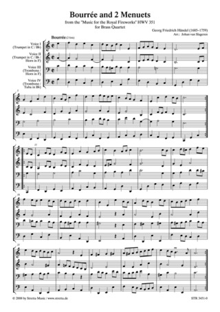Georg Friedrich Händel - Bourrée and 2 Menuets