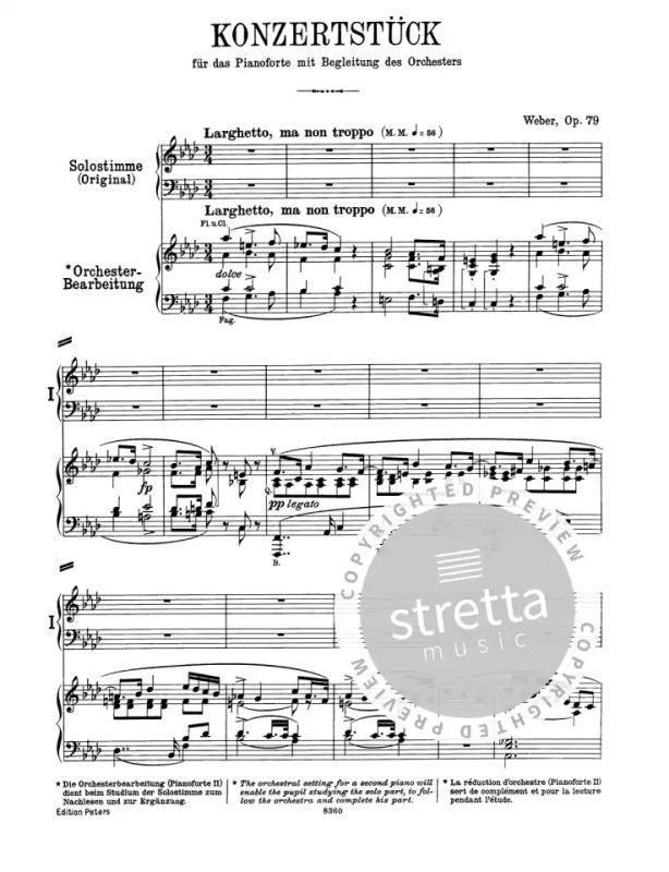 Carl Maria von Weber: Konzertstück für Klavier und Orchester f-moll op. 79 (1)