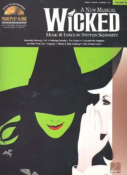 Stephen Schwartz - Piano Play-Along Volume 46: Wicked Pvg Book/Cd
