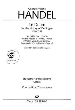 Georg Friedrich Händel - Te Deum for the Victory of Dettingen HWV 283