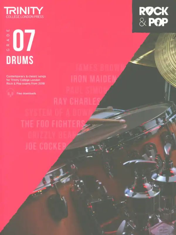 Trinity Rock & Pop 2018 Drums Grade 7 | im Stretta Noten Shop kaufen