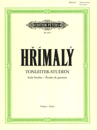 Hrimaly J.: Tonleiter-Studien für Violine
