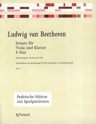 Ludwig van Beethoven: Sonate Op.17 F-Dur für Viola und Klavier