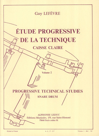 Jean-Xavier Lefèvre - Études progressives de la technique 2