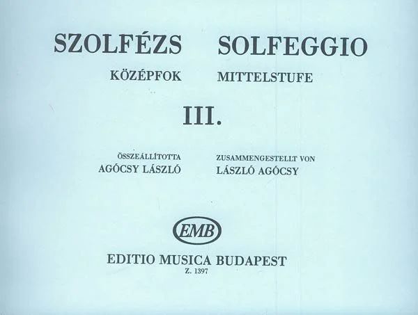 László Agócsy - Solfeggio 3