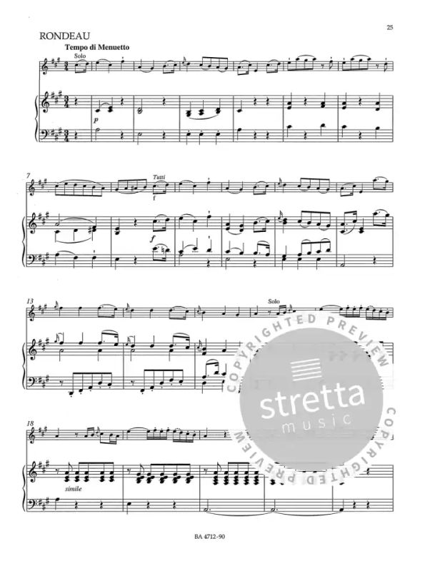 Concerto in major K. 219 de Wolfgang Amadeus Mozart | comprar en Stretta tienda de online