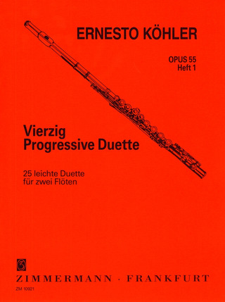 Ernesto Köhler - Vierzig progressive Duette 1 op. 55