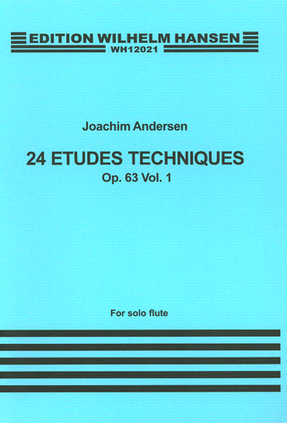 Joachim Andersen - 24 Etudes Techniques For Flute Op.63 Book 1